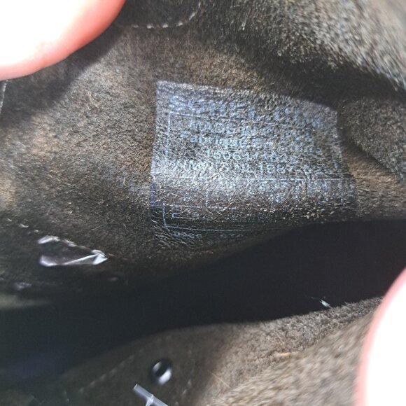 Sorel Joan of Arctic Brown Leather Internal Wedge Boots Size 9 Distressed - Picture 11 of 16